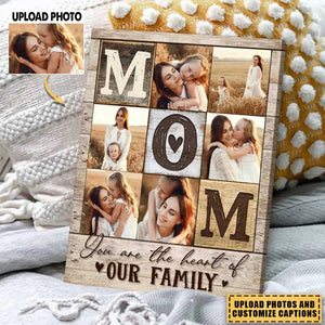 Mom Photo Collage Poster, Personalized Gift For Mom, Mom’s Birthday Photo Gift
