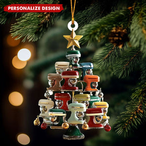 Personalized Bakery Machine Christmas Ornament