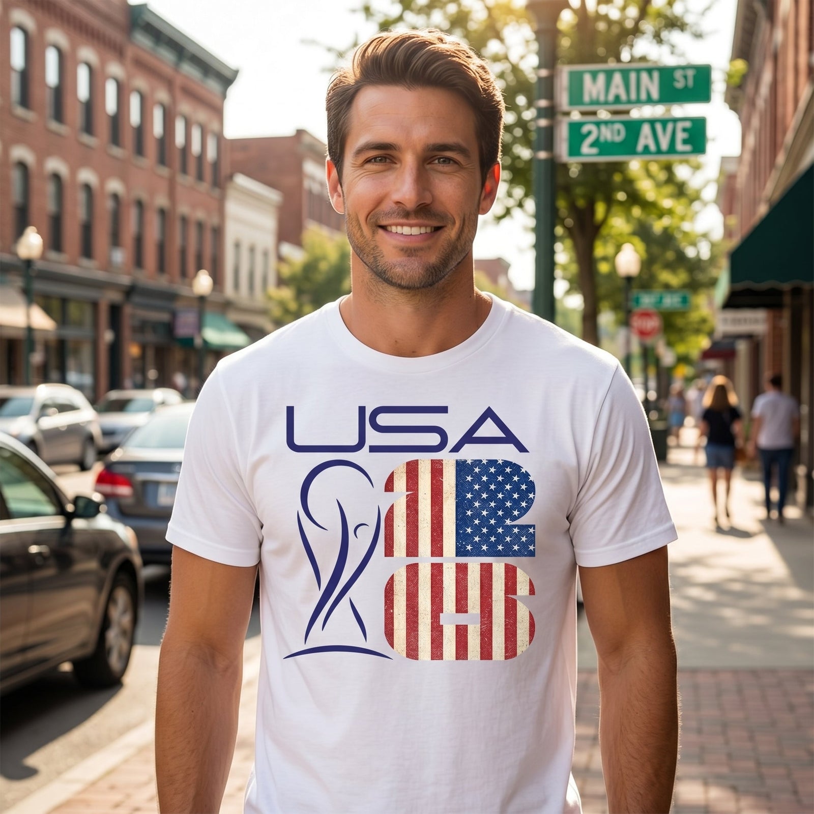 2026 Soccer Fan Shirt - Personalized Country Code T Shirt