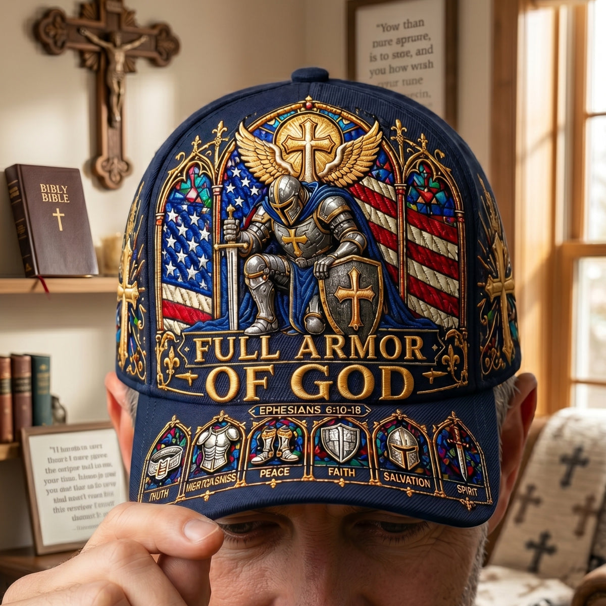 Armor Of God Classic Cap - Personalized Gifts For Christians