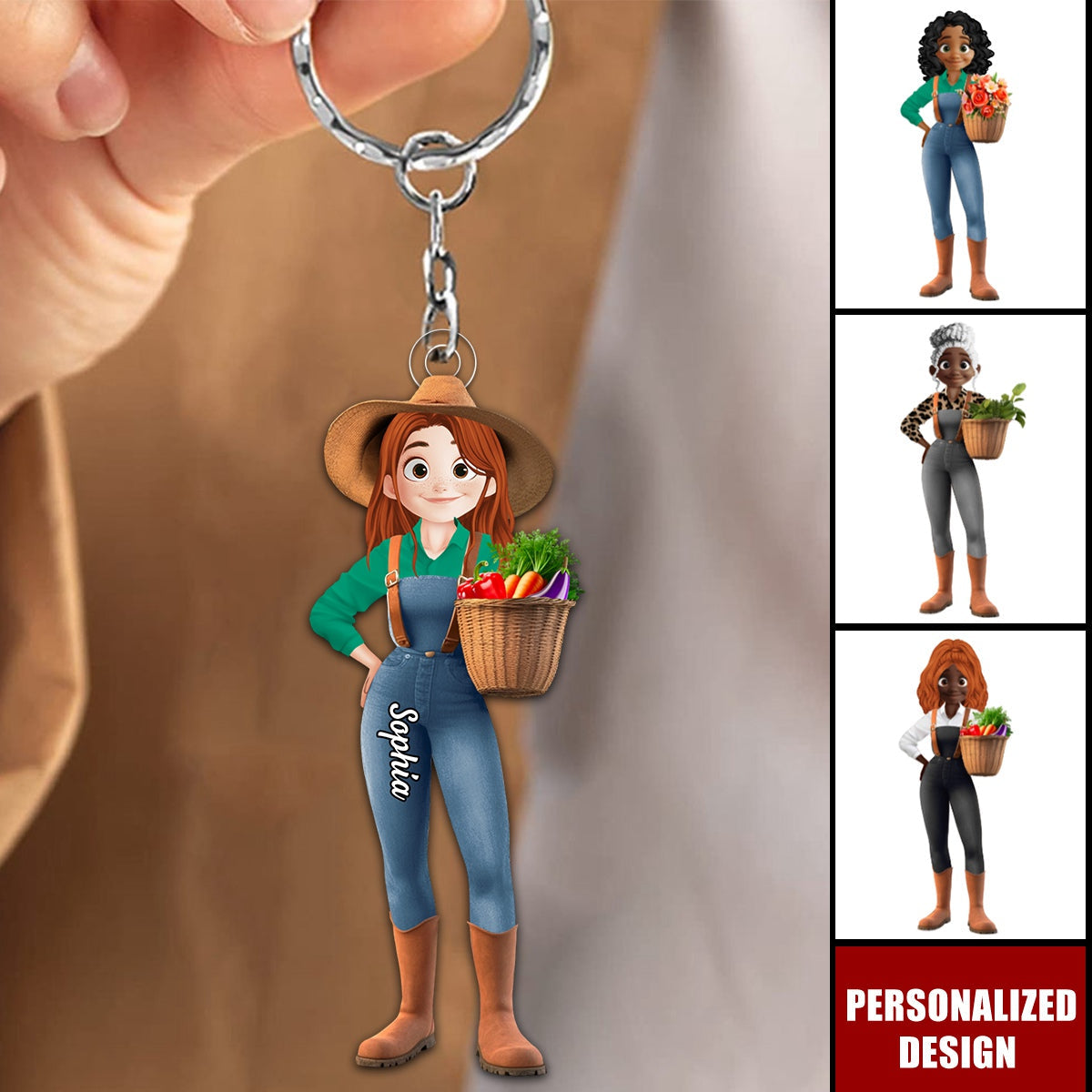 I'm A Plantaholic On The Road To Recovery-Personalized Keychain