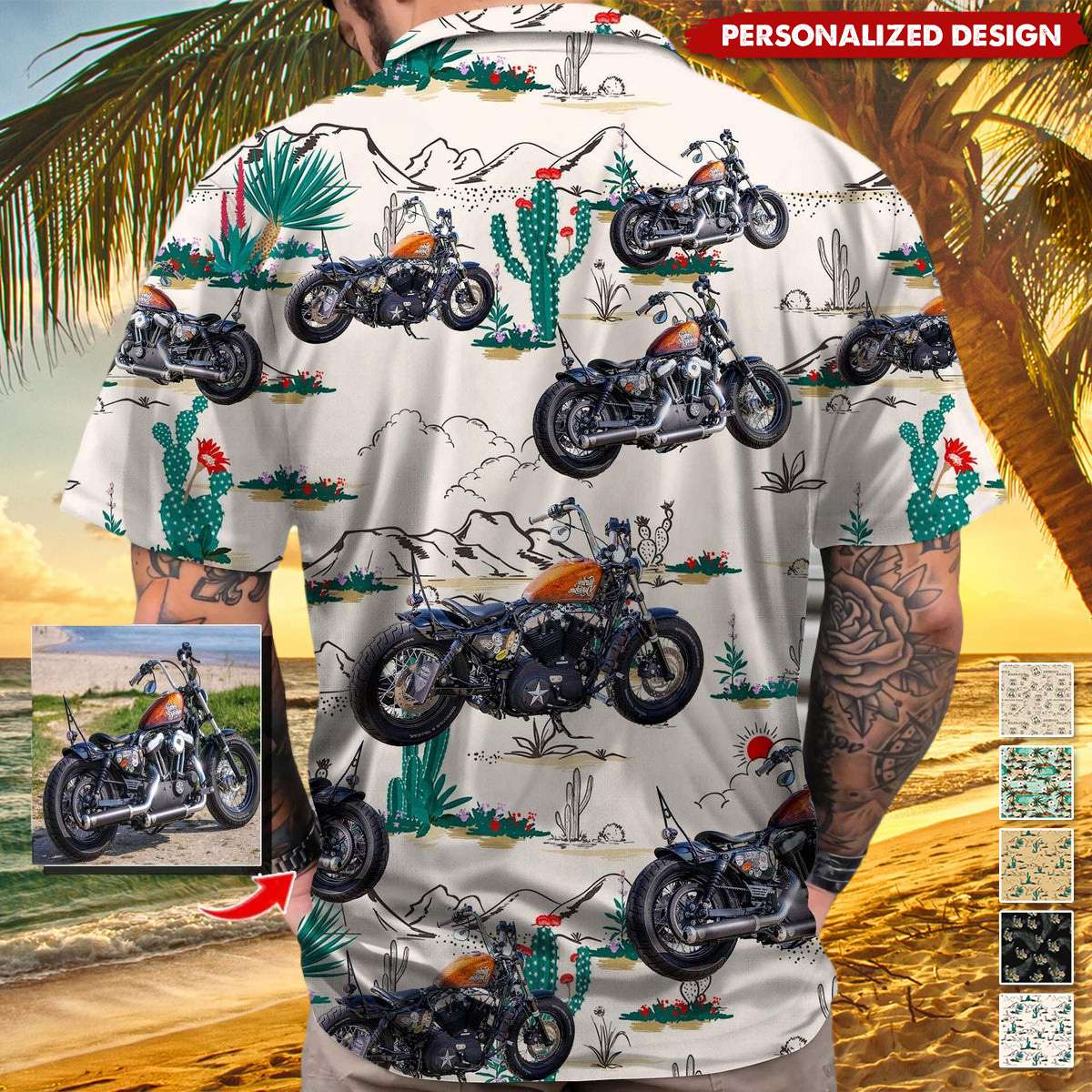 Upload Car Photo-Personalized Hawaiian Shirt
