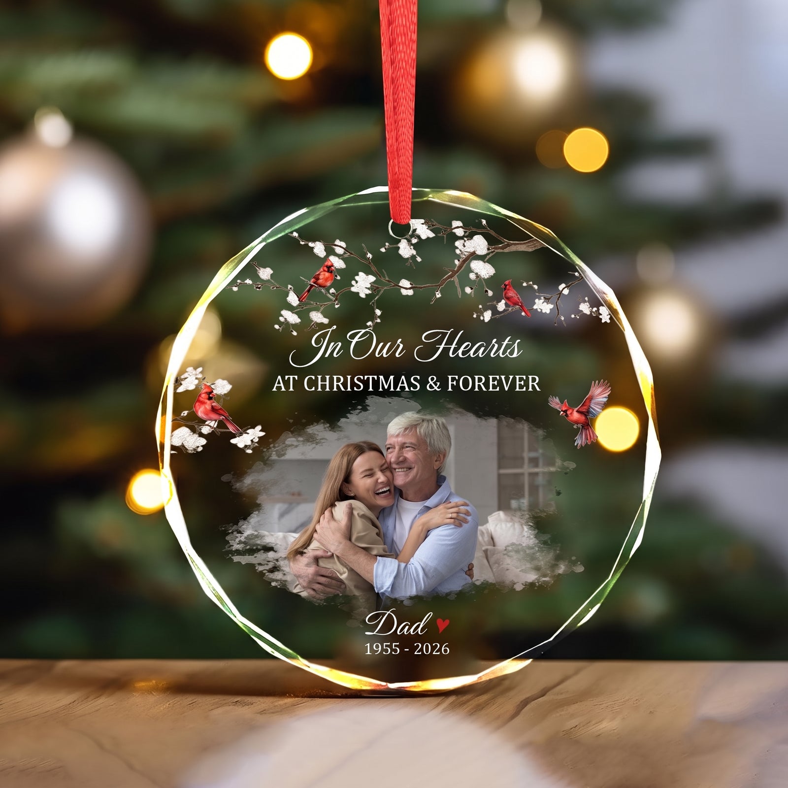 Custom Photo Memorial Ornament