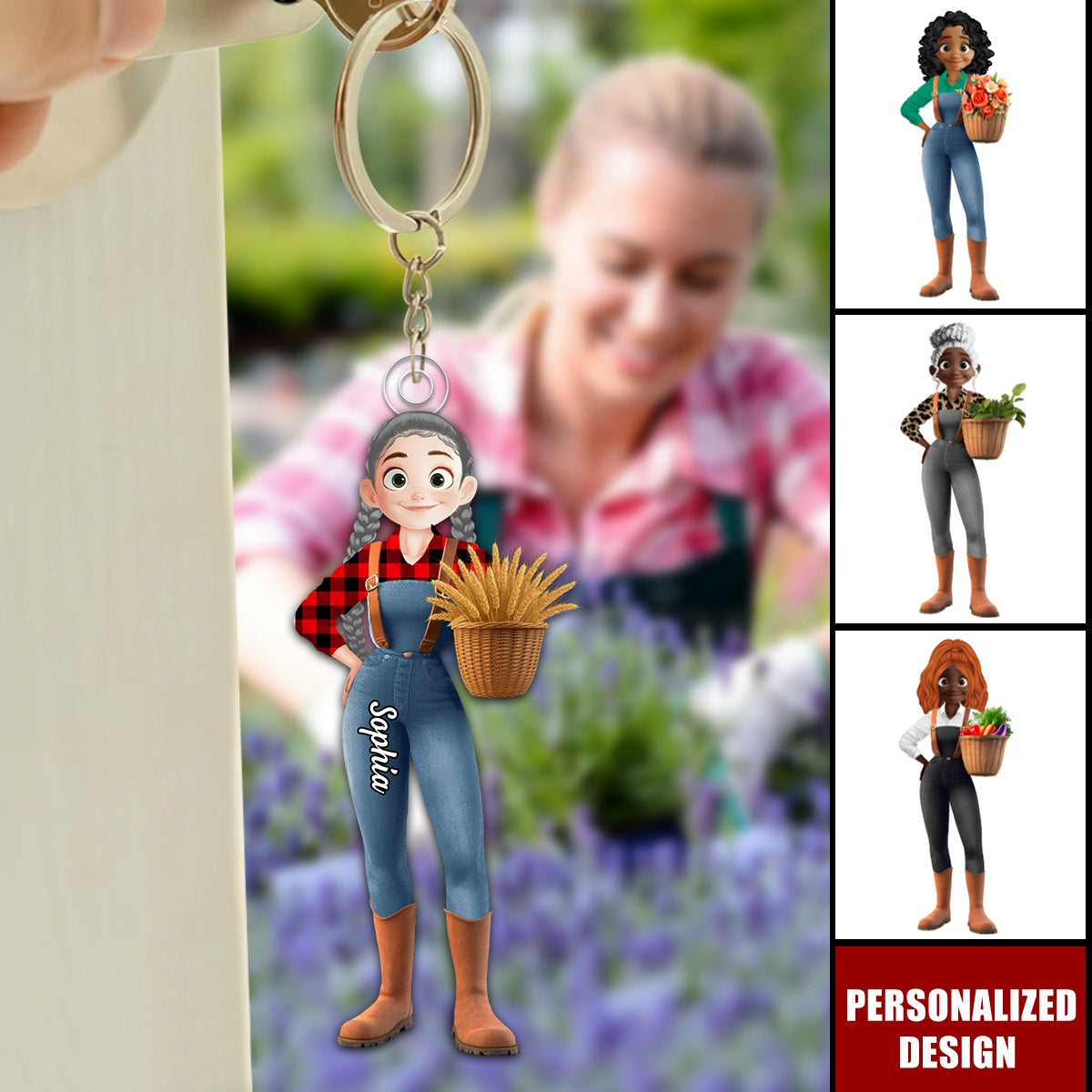 I'm A Plantaholic On The Road To Recovery-Personalized Keychain