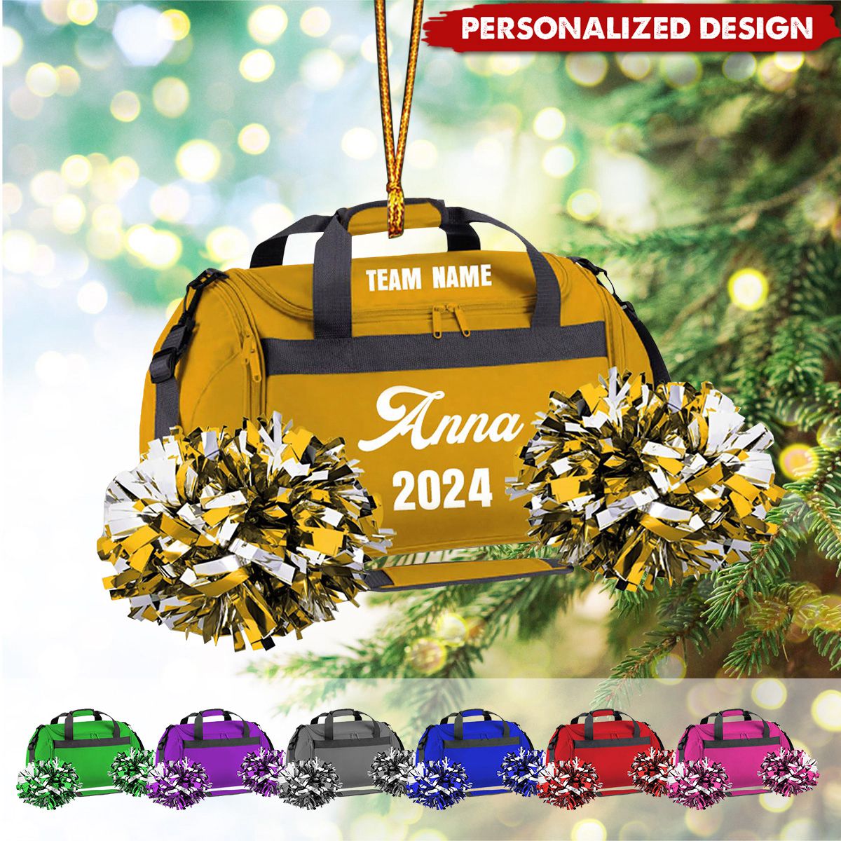 2024 New Release Personalized Cheerleader Ornament-Gifts For Cheer