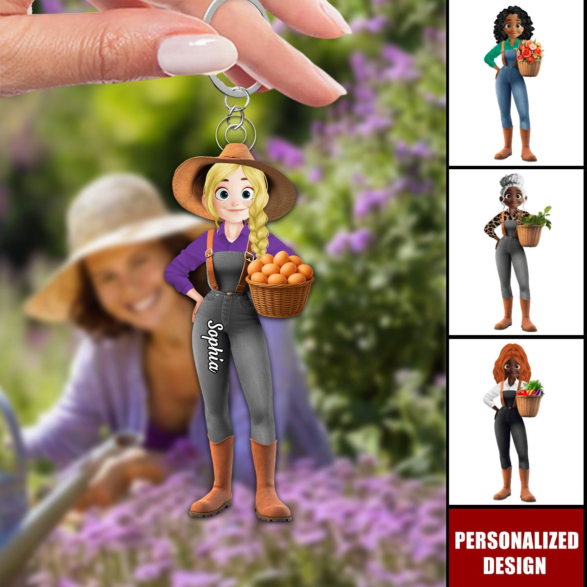 I'm A Plantaholic On The Road To Recovery-Personalized Keychain