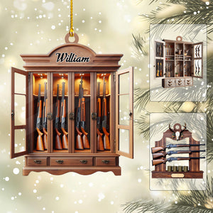 Personalized Gun Shelf Christmas Ornament-2024 New Release