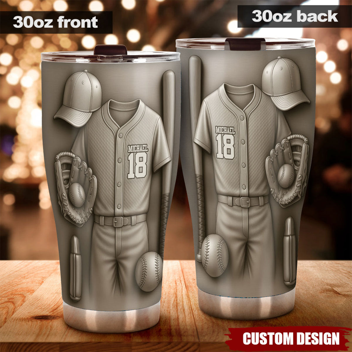 Baseball Is More Than A Game - Personalized Baseball Tumbler