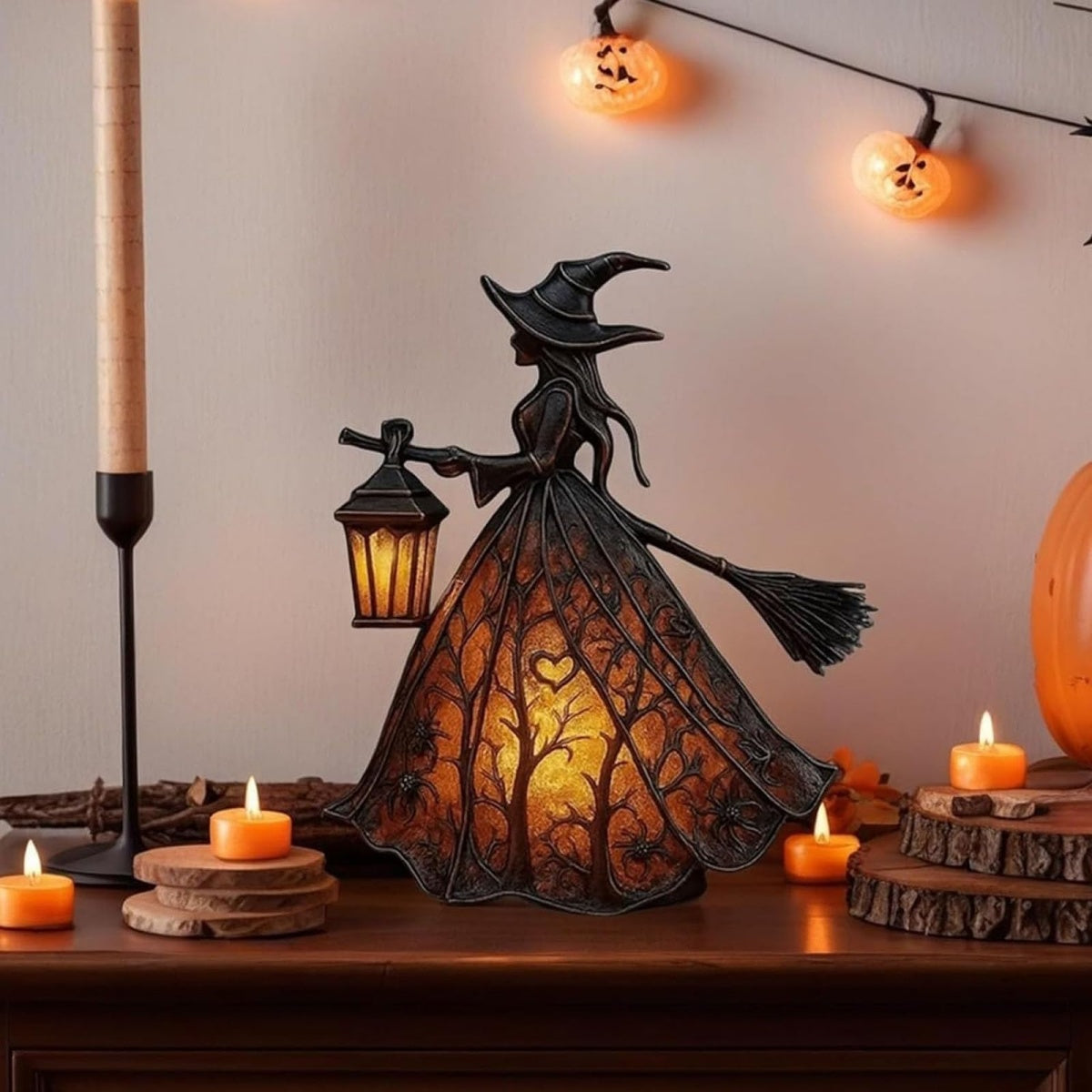 Halloween Witch Lamp - Halloween Gift For Your Loved One