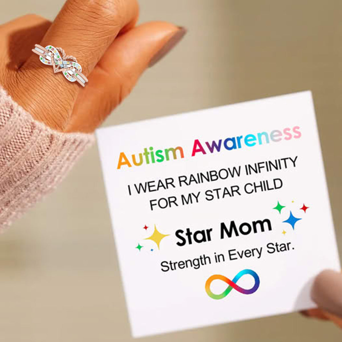 Strength in Every Star Infinity Anchor Promise Ring