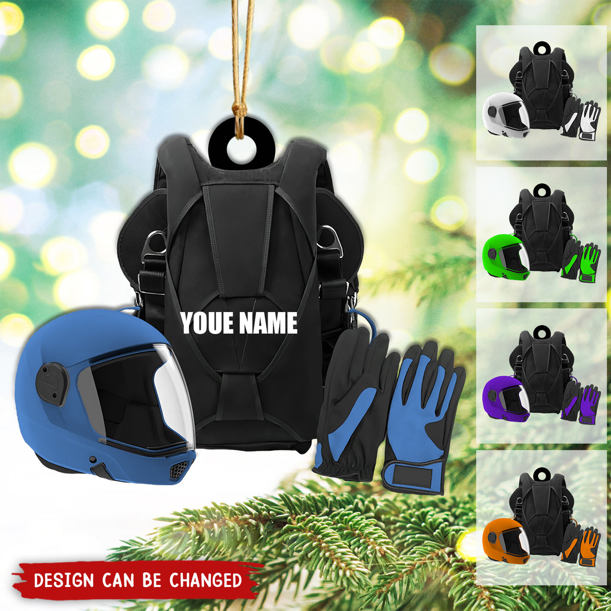 Custom Personalized Skydiving Acrylic Ornament, Gift For Skydiving Lovers