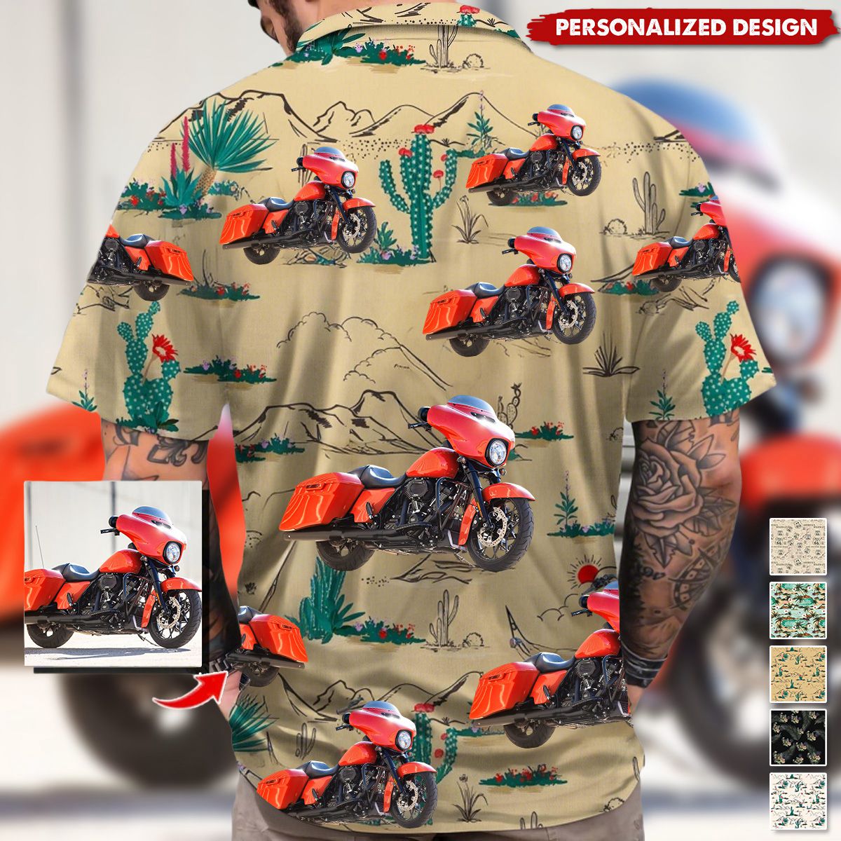 Upload Car Photo-Personalized Hawaiian Shirt