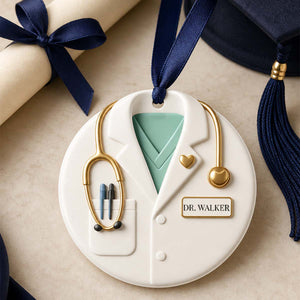 Custom Doctor Ornament ，Personalized Medical School Gift for New Doctor