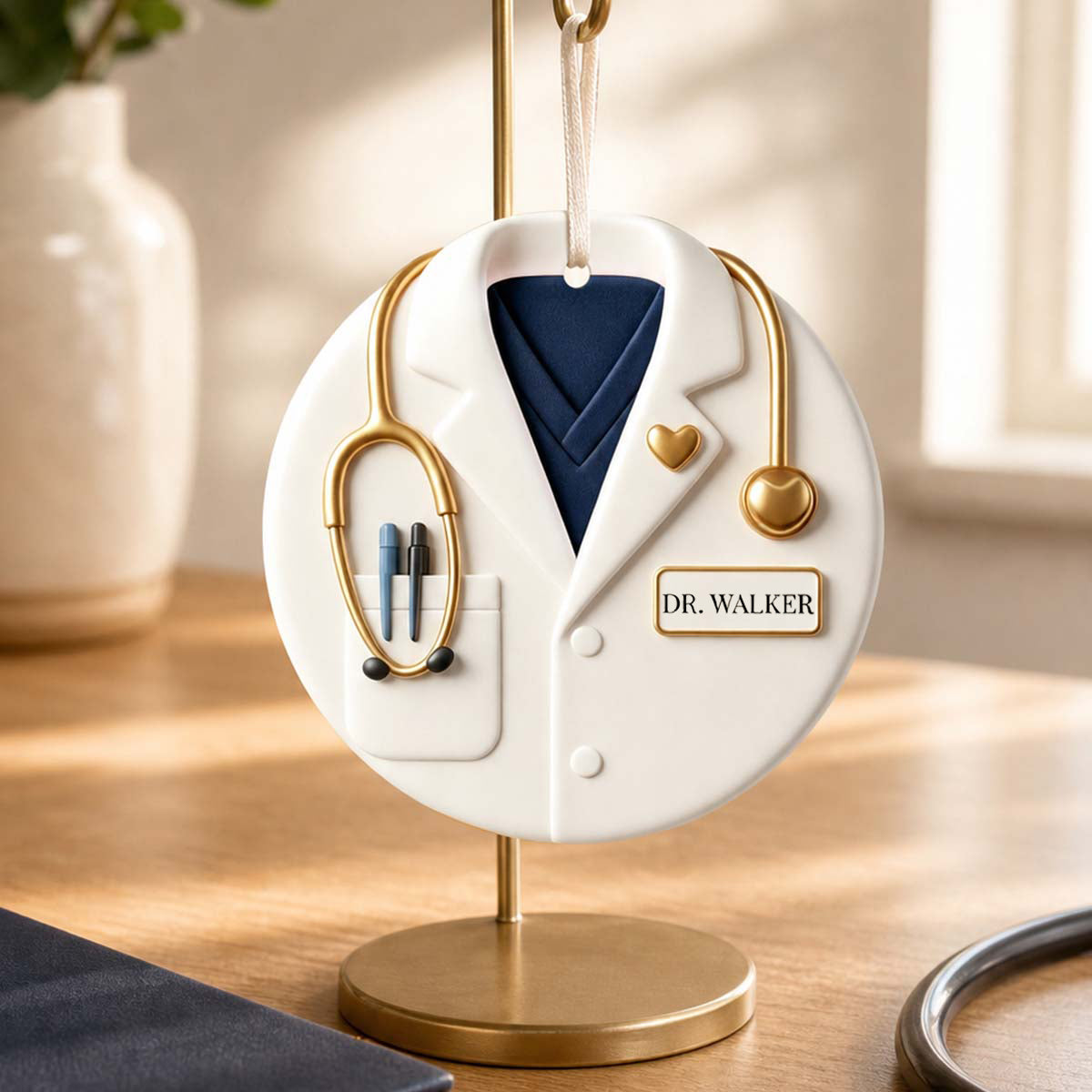 Custom Doctor Ornament ，Personalized Medical School Gift for New Doctor