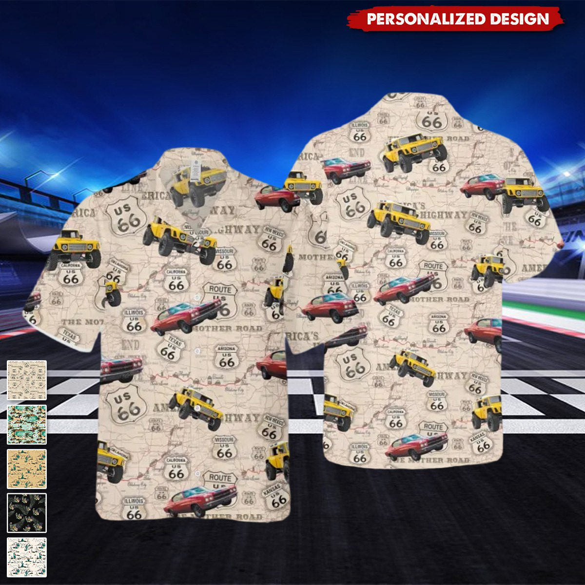 Upload Car Photo-Personalized Hawaiian Shirt
