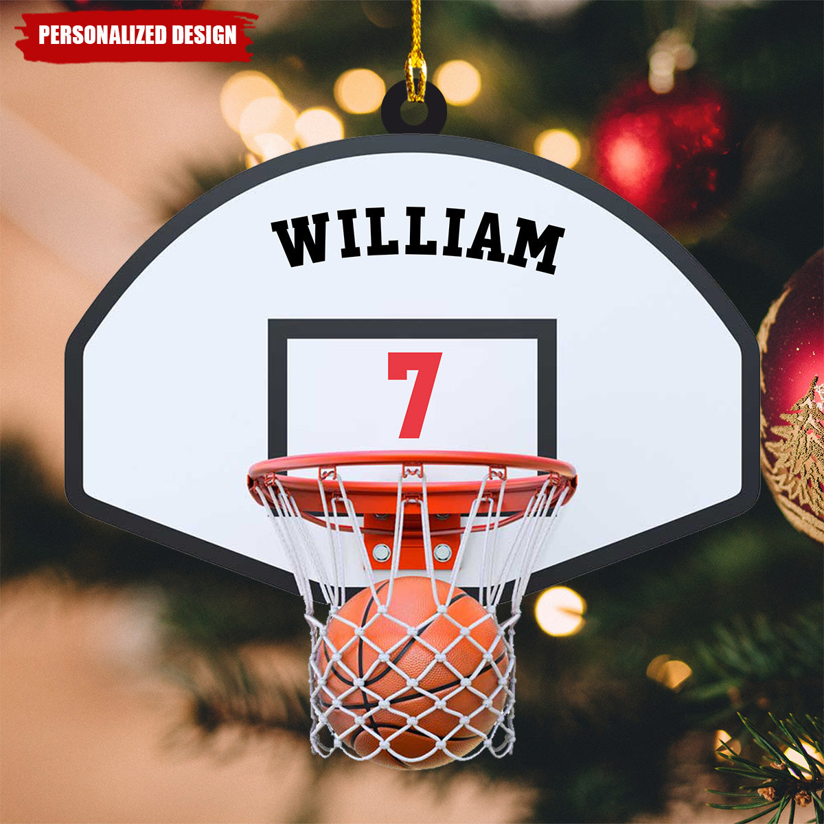 2024 New Release Personalized Basketball Ornament-Gifts For Basketball Lovers