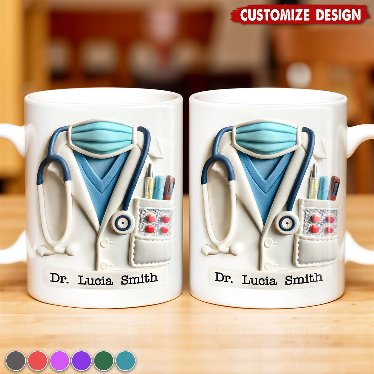 Personalized Coffee Mug - Gift for Healthcare Workers
