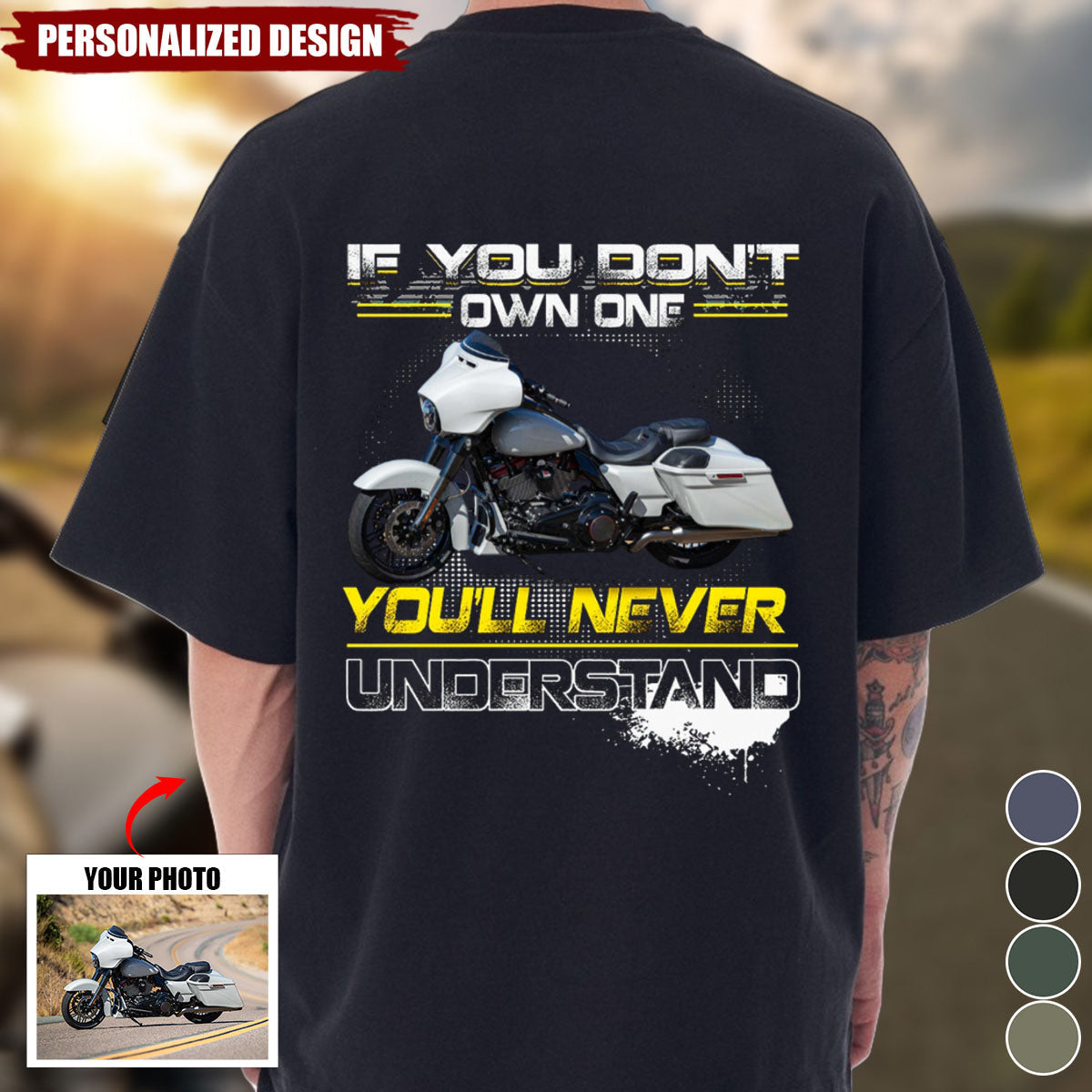If You Don't Own One You'll Never Understand-Personalized Photo Car T-shirt