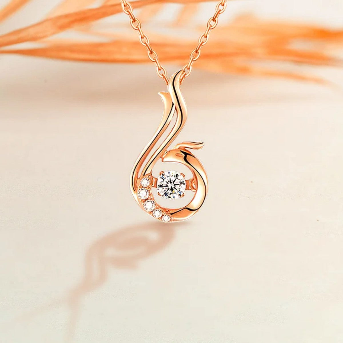 Tough As F*ck Phoenix Dancing Necklace