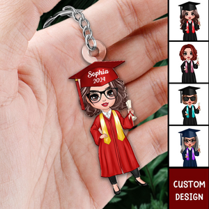 Class Of 2024 Senior Graduation Gift For Daughter Personalized Acrylic Keychain