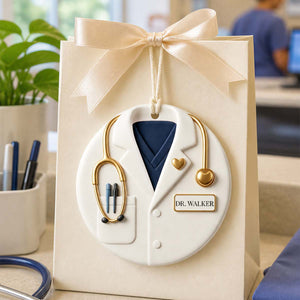 Custom Doctor Ornament ，Personalized Medical School Gift for New Doctor