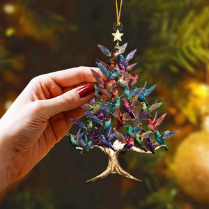 2025 New Release - Colorful Hummingbird Christmas Ornament-Gift For Hummingbird Lover
