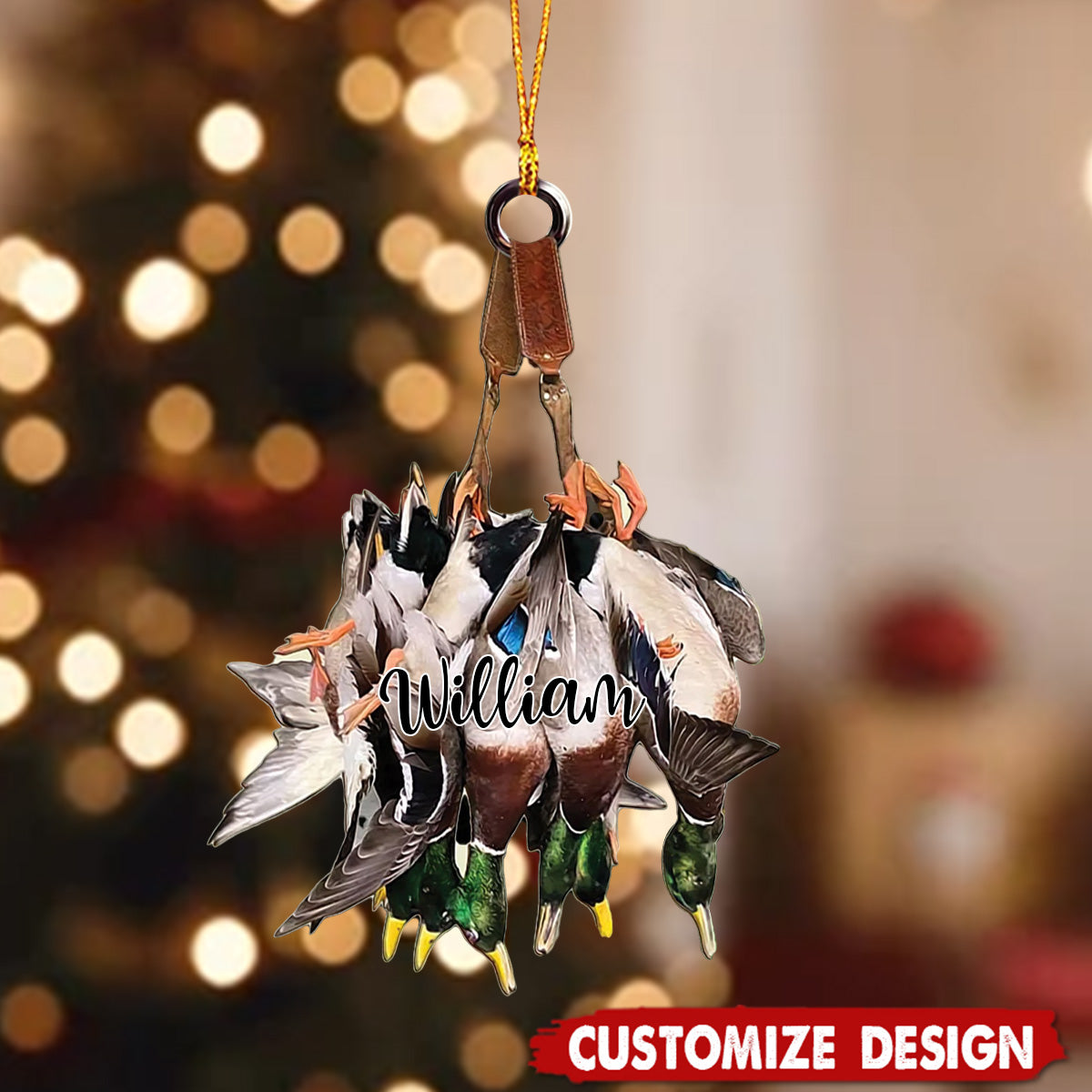 Personalized Duck Hunting Christmas Ornament-2024 New Release
