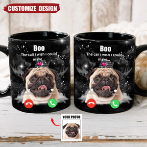 The Call I Wish I Could Make - Personalized Memorial Black Mug