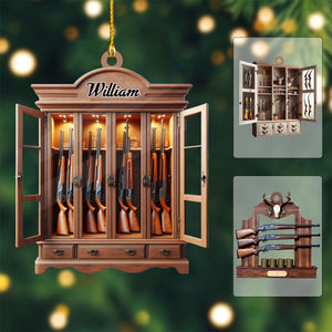 Personalized Gun Shelf Christmas Ornament-2024 New Release