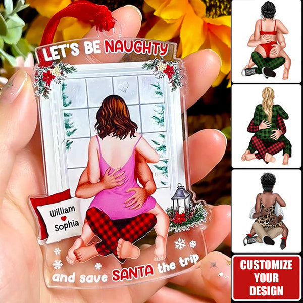 Personalized Christmas Gifts For Couple, Let's Be Naughty