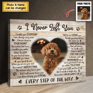 Customized Pet Memorial Canvas Prints, Pet Bereavement Gifts, Multiple Poem Personalized Poster