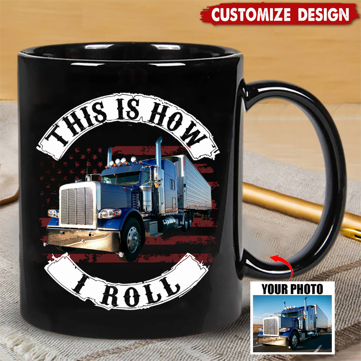 Personalized Upload Vehicle Photo Mug