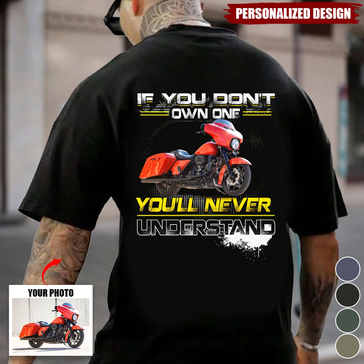 If You Don't Own One You'll Never Understand-Personalized Photo Car T-shirt