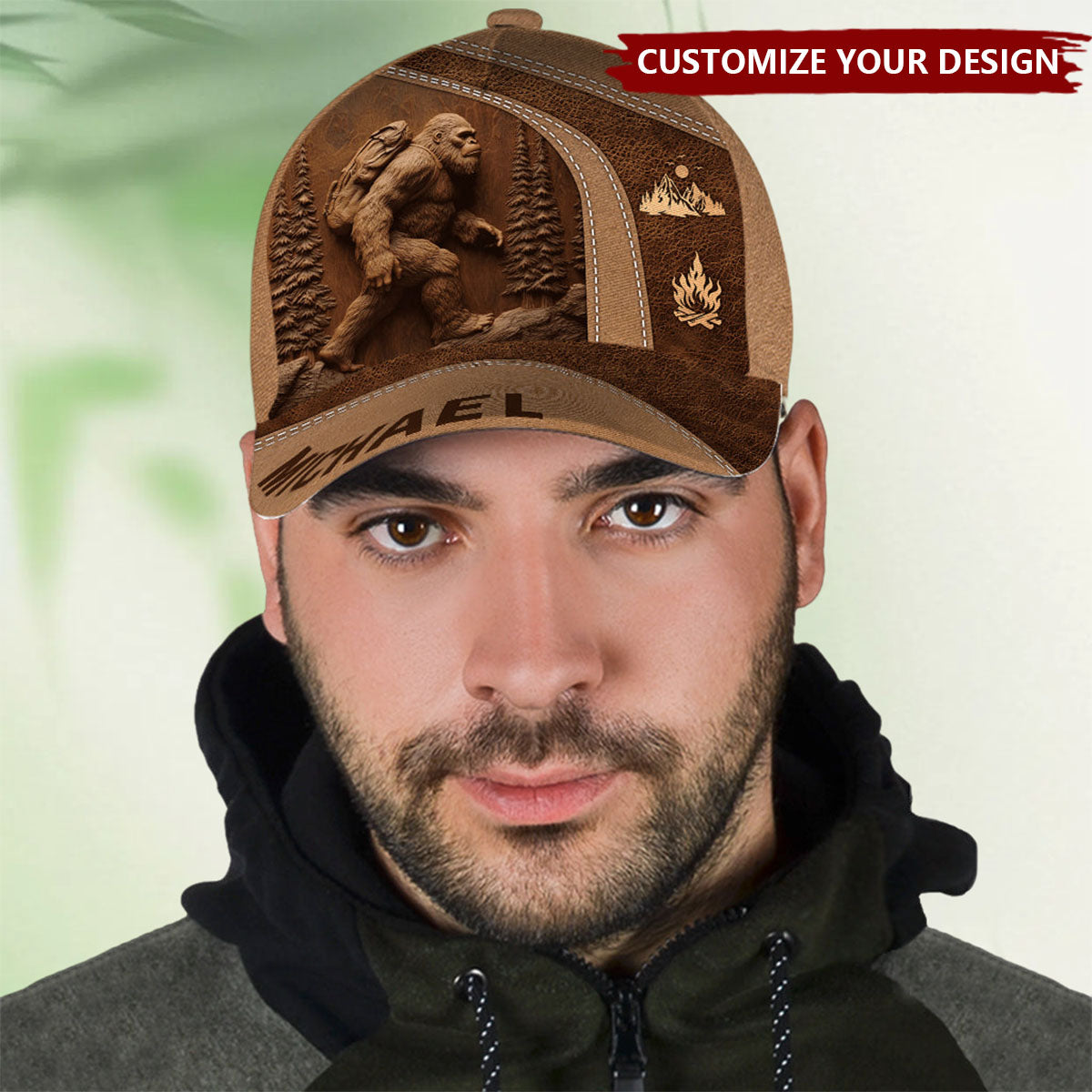 Sasquatch - Personalized Hiking Classic Cap