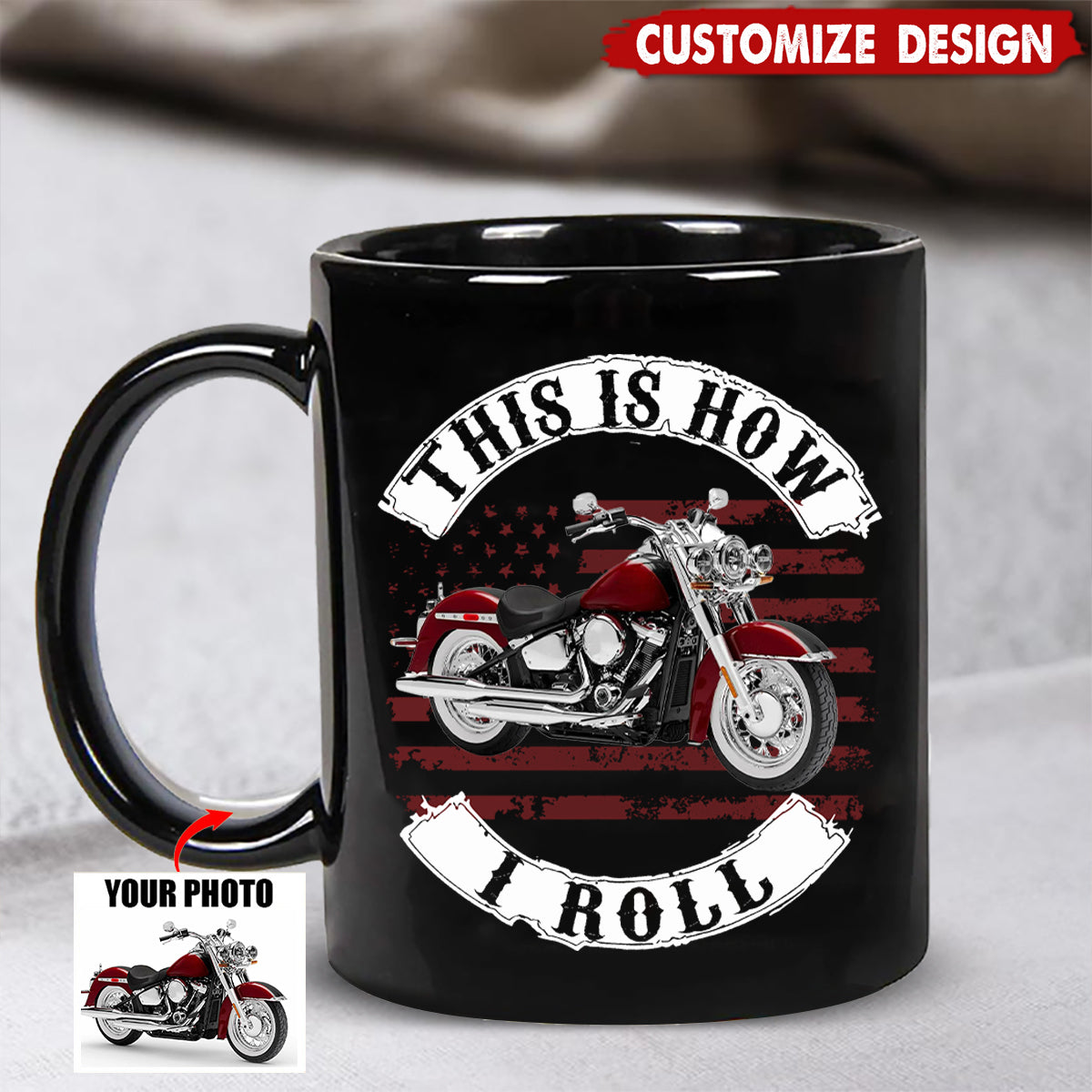 Personalized Upload Vehicle Photo Mug