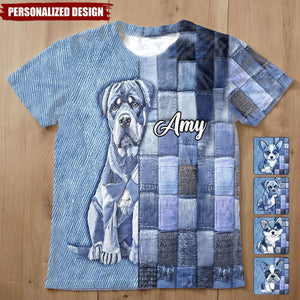 Love Dogs-Personalized Dog All Over Shirt