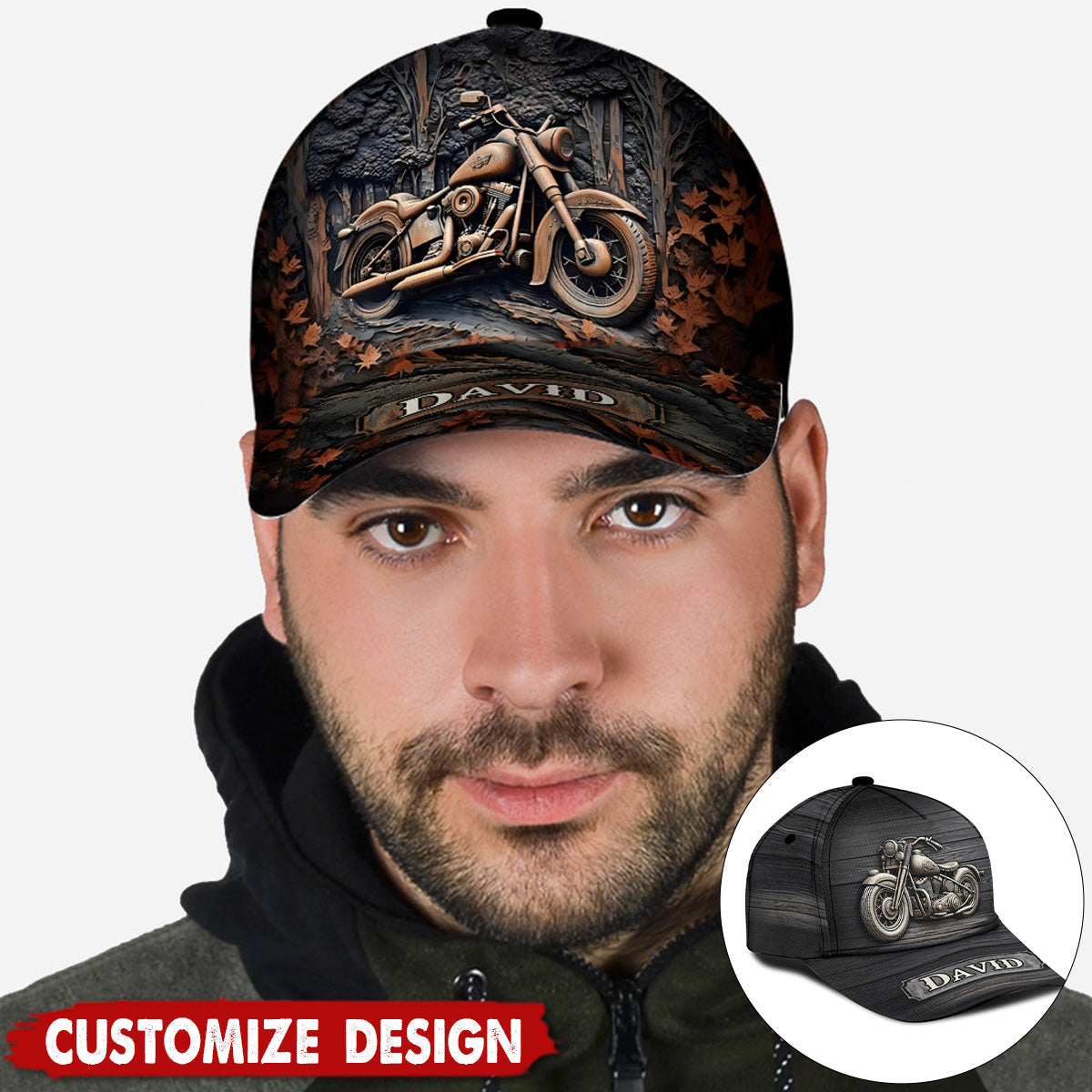 Time To Ride - Personalized Biker Classic Cap