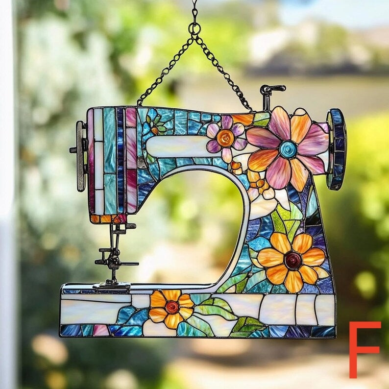 Cute Sewing Machine Suncatcher Ornament-Mother's Day Gift