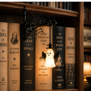 Ghost Lantern Bookend, Bookshelf Lamp