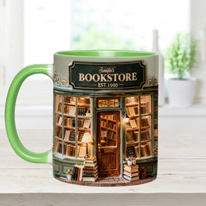 Love Books - Personalized Book Set Accent Mug