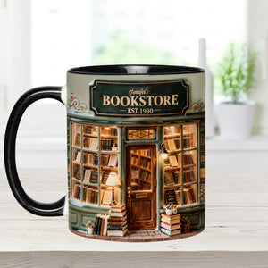 Love Books - Personalized Book Set Accent Mug