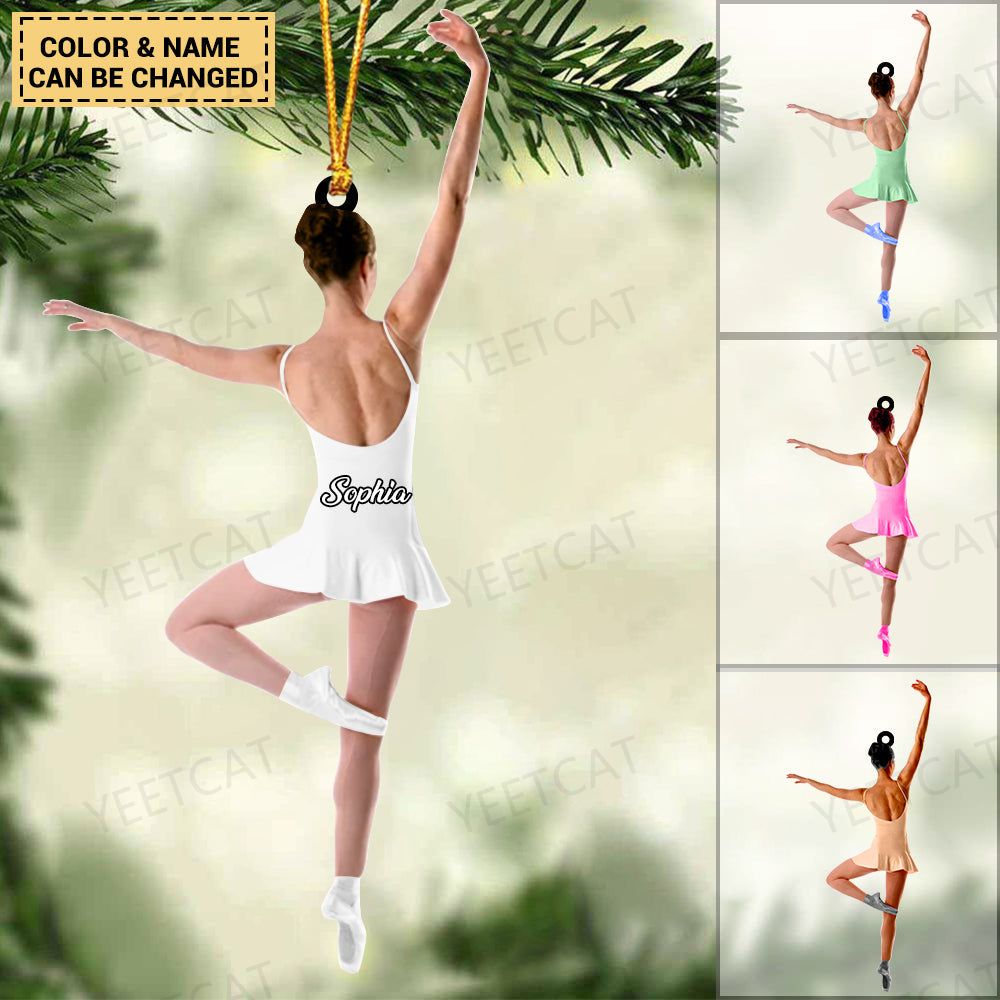 Personalized Dancer Acrylic Christmas Ornament,Great Gift For Dance Lovers
