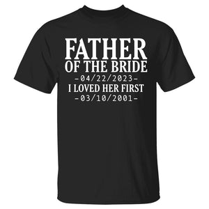 Mother / Father Of The Bride I Loved Her First Personalized Gift For Mother Of Bride