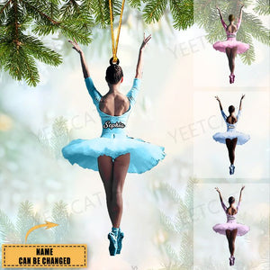 Personalized Ballet Dancer Acrylic Christmas Ornament,Great Gift For Ballet Lovers-2