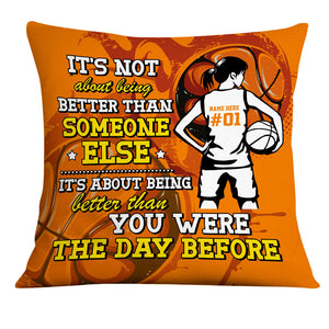 Love Basketball Pillow - Gifts For Basketball Boys/Girls