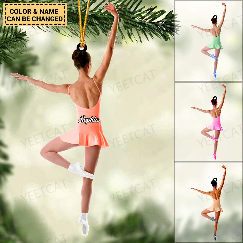 Personalized Dancer Acrylic Christmas Ornament,Great Gift For Dance Lovers
