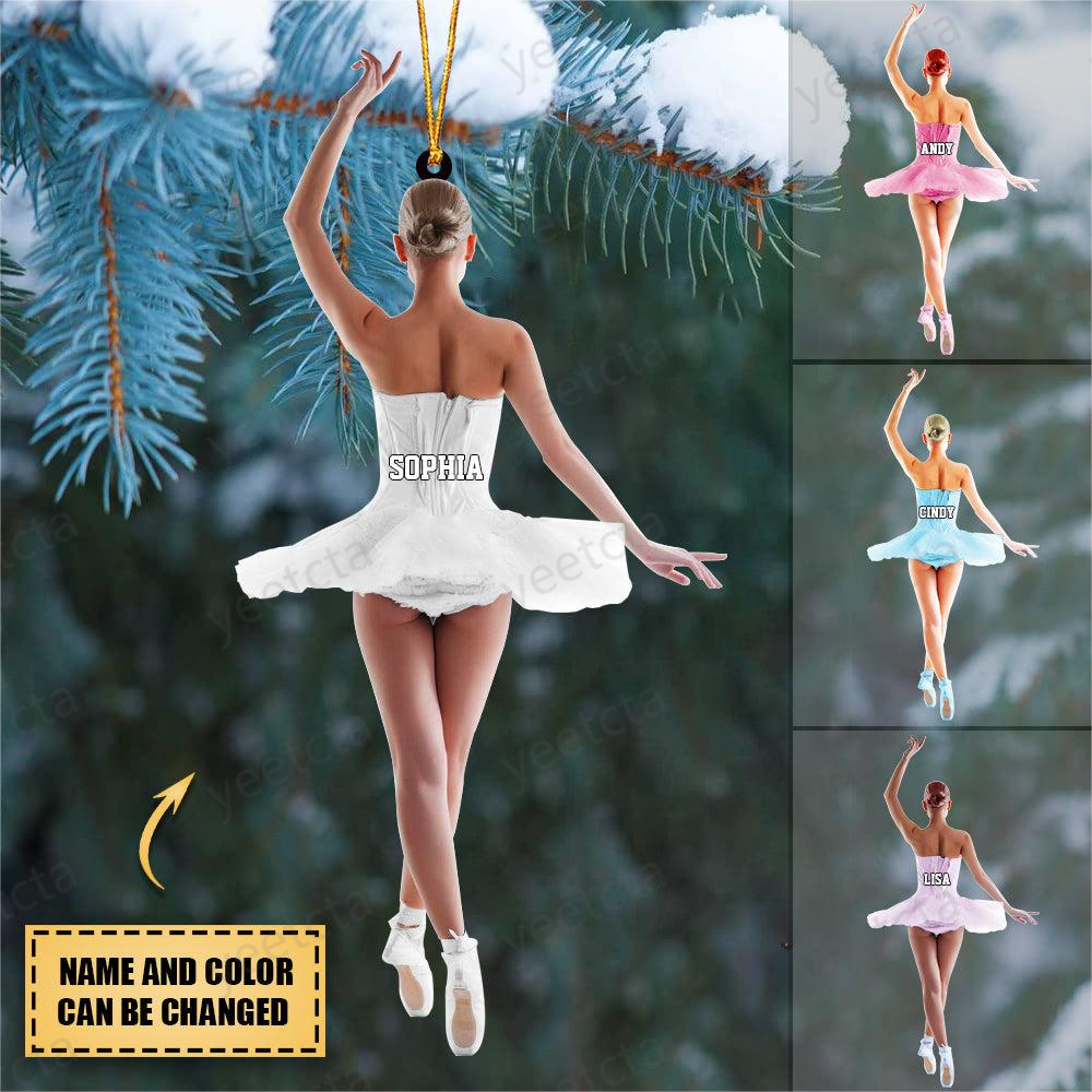 Personalized Ballet Dancer Acrylic Ornament-Gift Idea Ballet Lovers