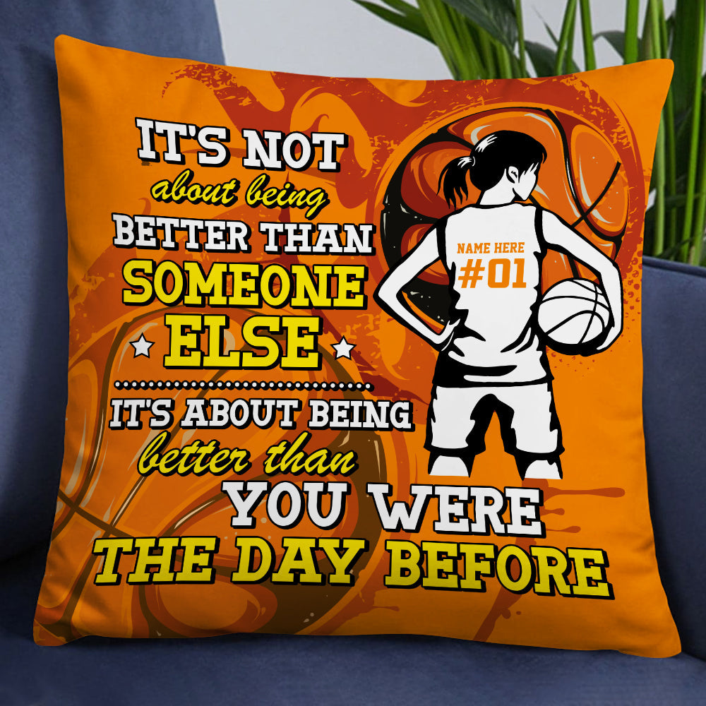 Love Basketball Pillow - Gifts For Basketball Boys/Girls