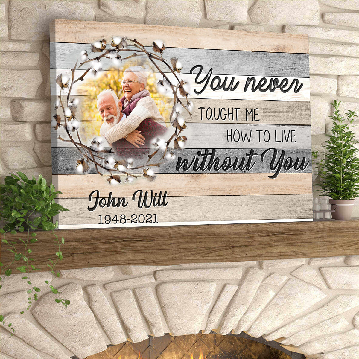 Because Someone We Love is in heaven - Memorial Mom/ Grandma/ Family Personalized Poster