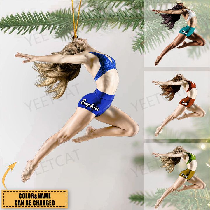 Custom Personalized Dancer Christmas Ornament, Gift for dance lovers